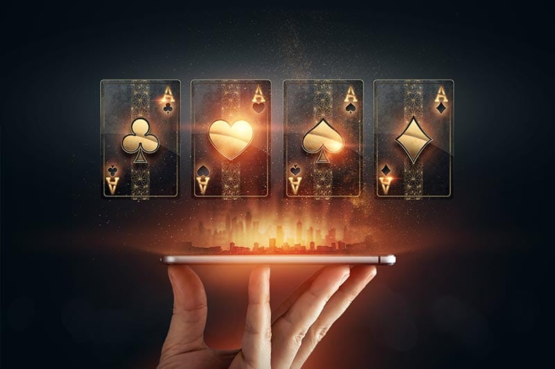 Online casino design: interactive interface